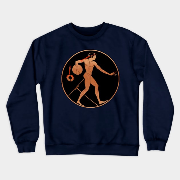 Discobolus 108 Crewneck Sweatshirt by Mosaicblues